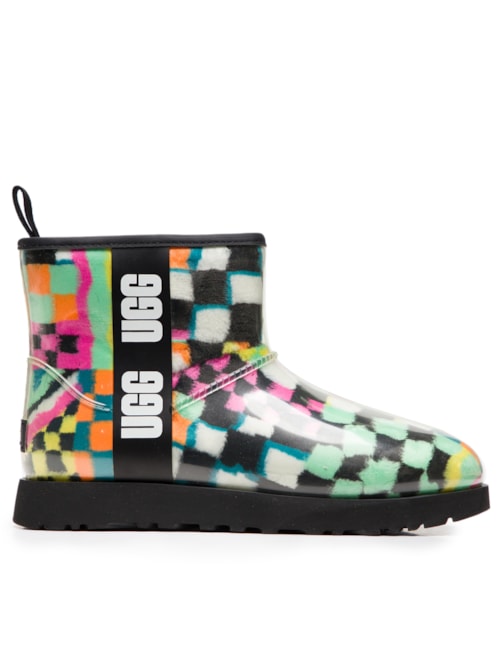 Bota Feminina Classic Clear Mini Checks – Verde