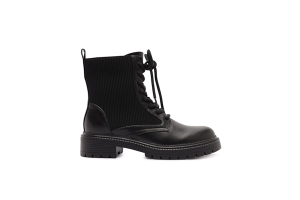 Bota Feminina Coturno - Preto