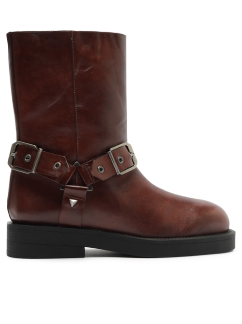 Bota Feminina Couro - Marrom