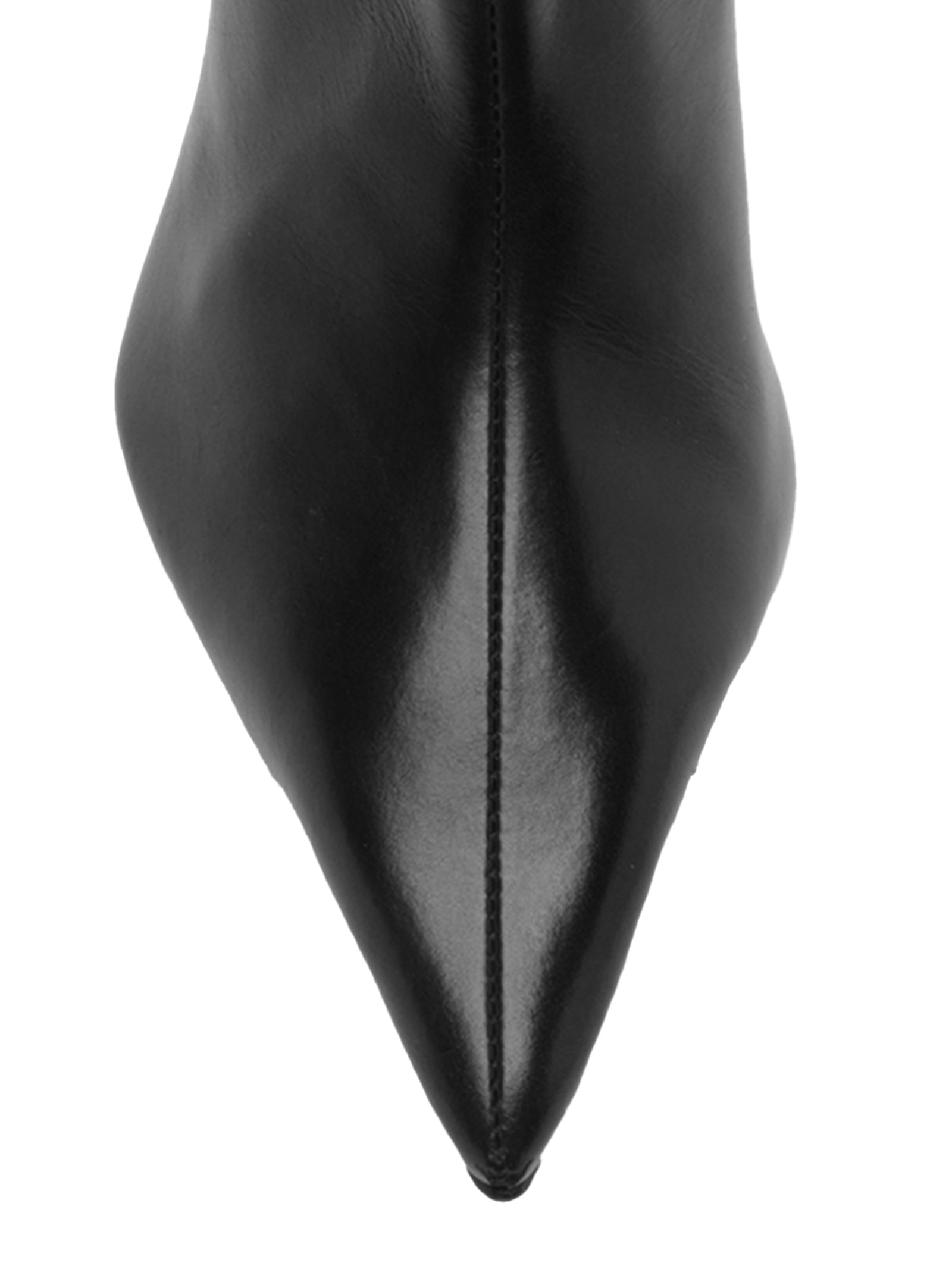 Bota Feminina Couro Salto Baixo Slouchy Preto Arezzo