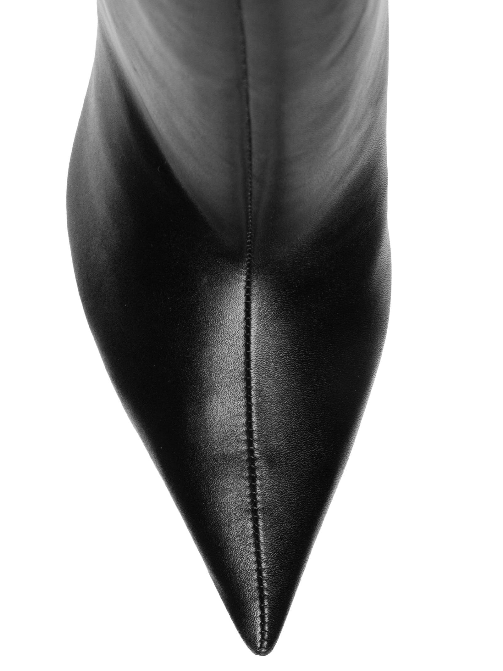 Bota Feminina Couro Salto Diferente Preto Carrano