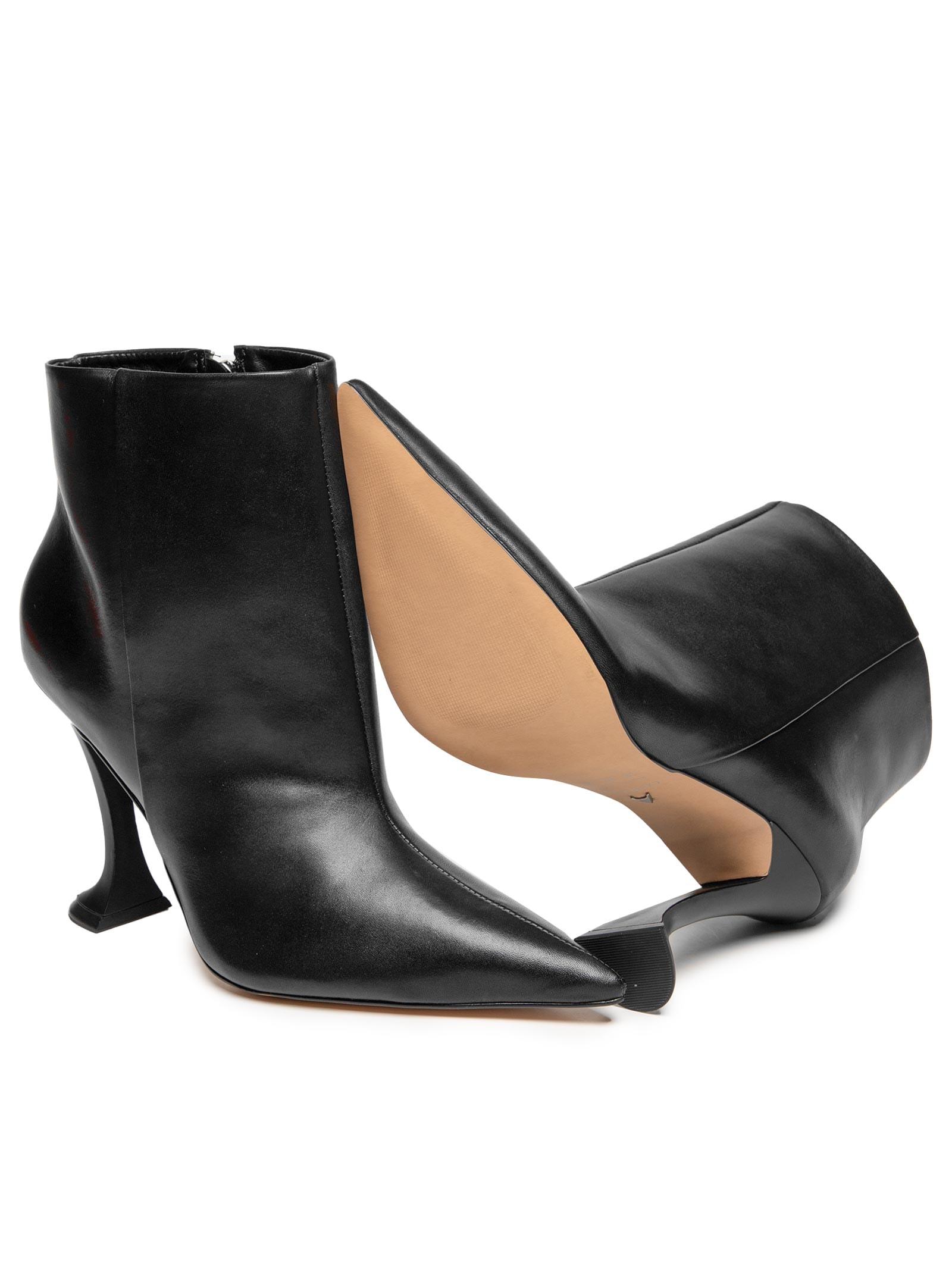 Bota Feminina Couro Salto Diferente Preto Carrano
