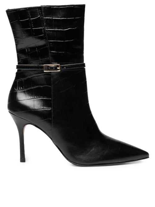 Bota Feminina Croco Cairo – Preto