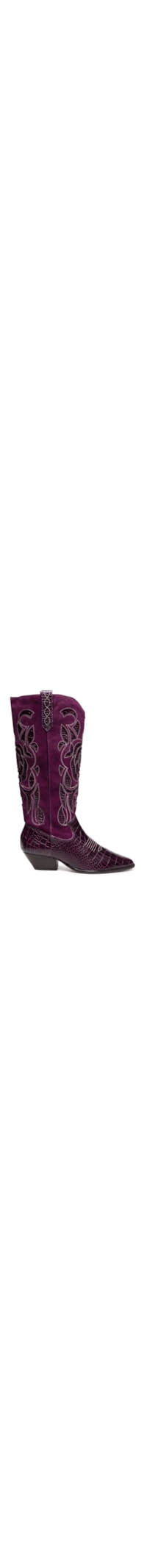 Bota Feminina Croco Dacar Camurção Grease – Vermelho