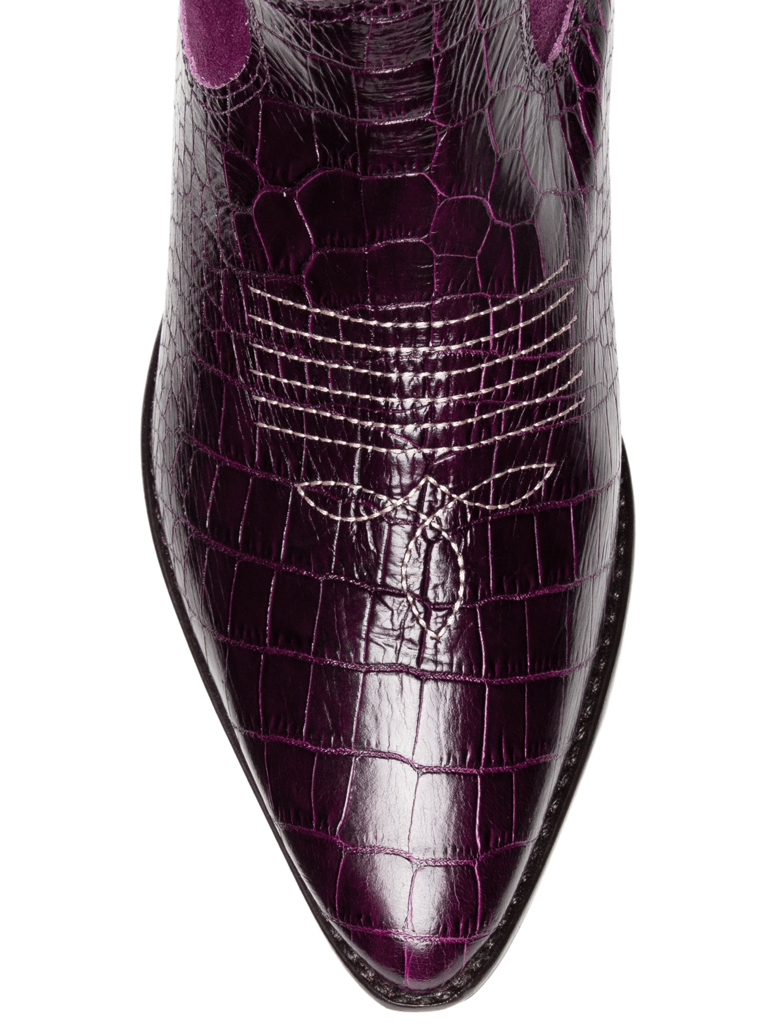 Bota Feminina Croco Dacar Camurção Grease – Vermelho Luiza Barcelos