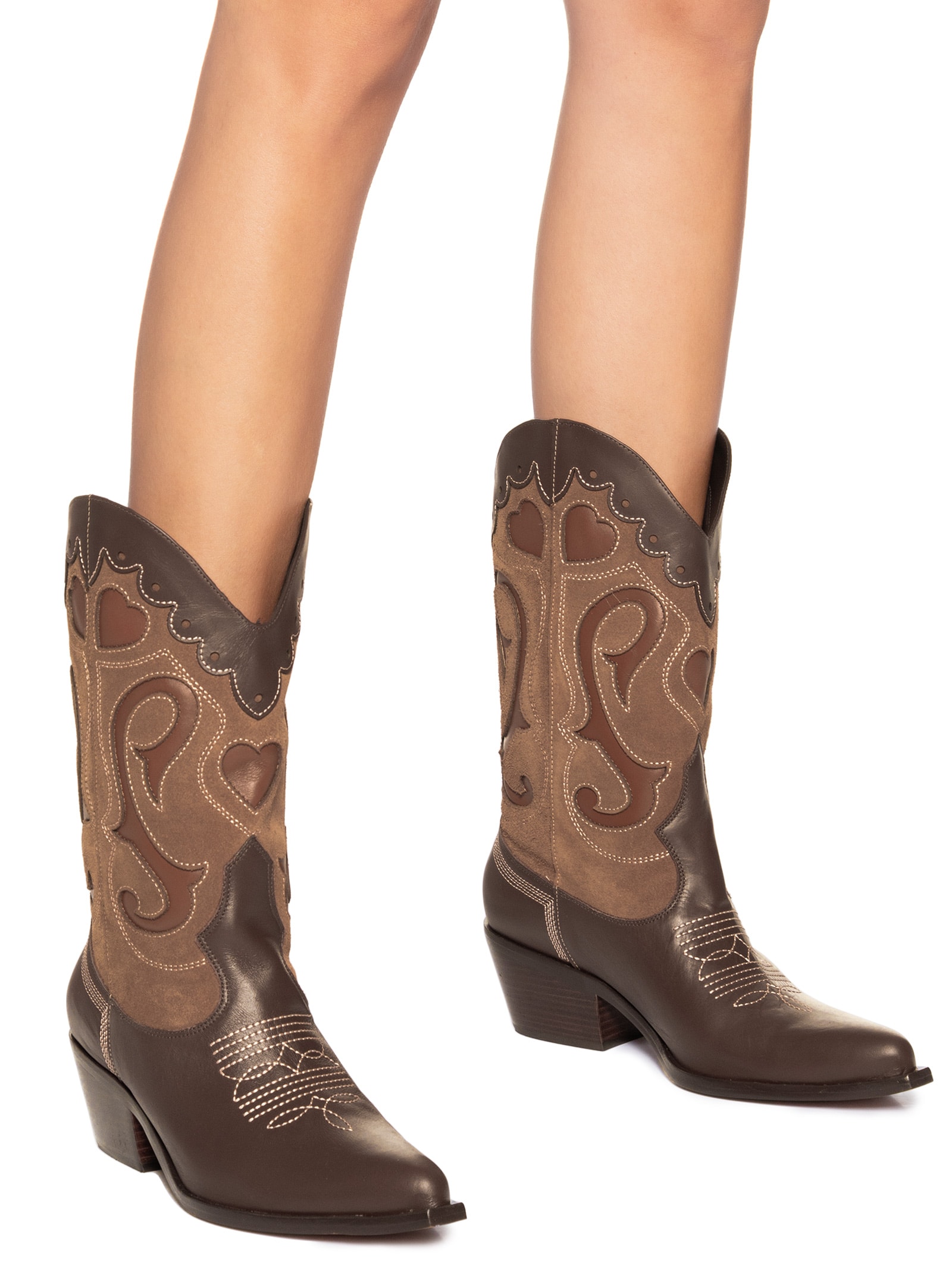 Bota Feminina Grease Marrom Luiza Barcelos