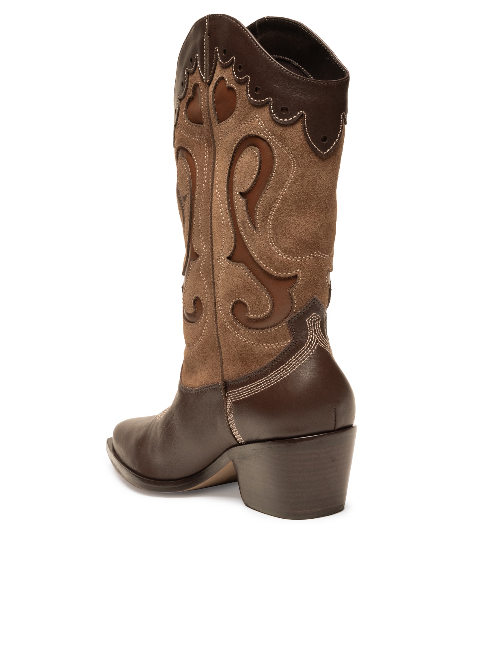 Bota Feminina Grease Marrom Luiza Barcelos