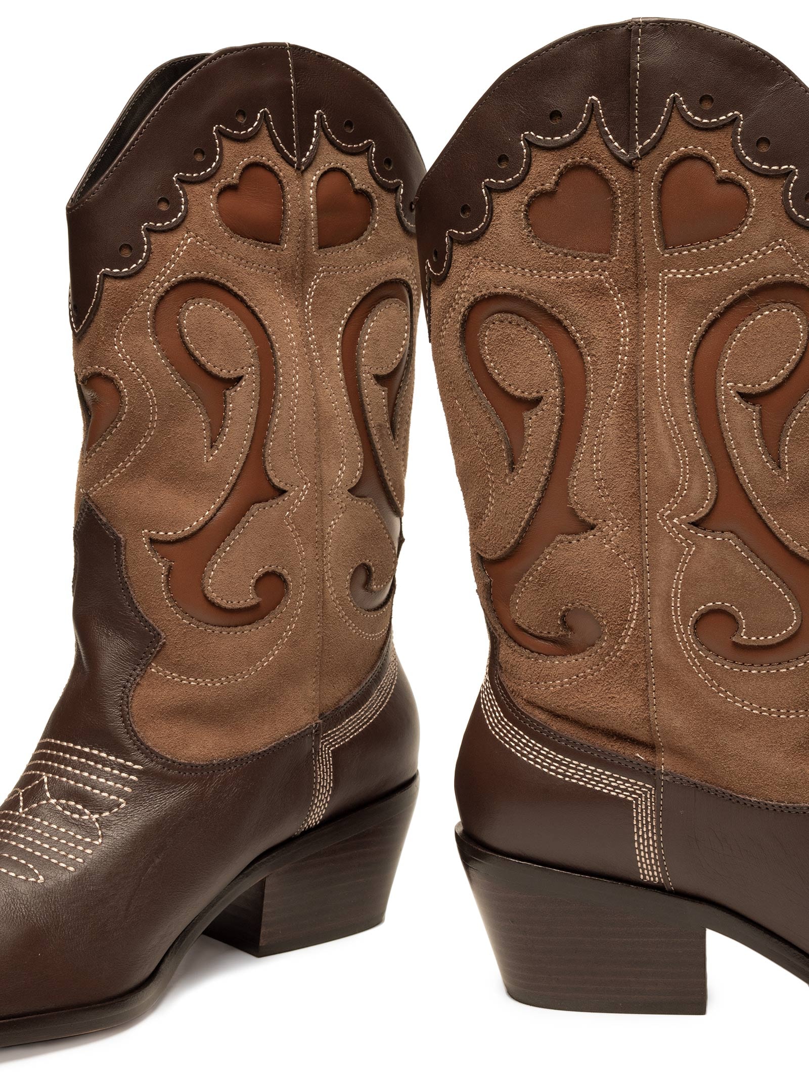 Bota Feminina Grease Marrom Luiza Barcelos