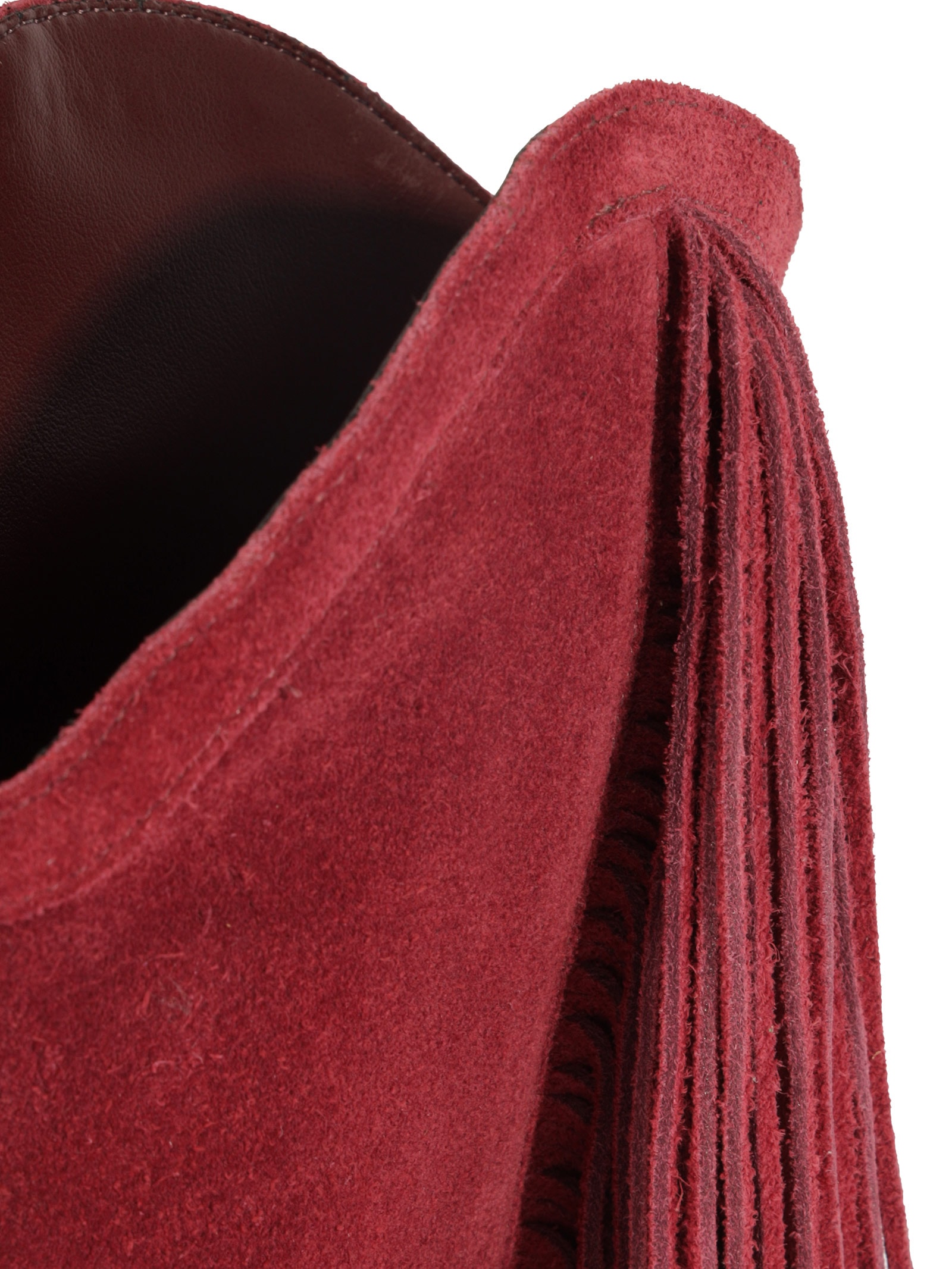 Bota Feminina Heavy Suede Vermelho Schutz