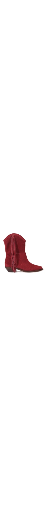 Bota Feminina Heavy Suede - Vermelho