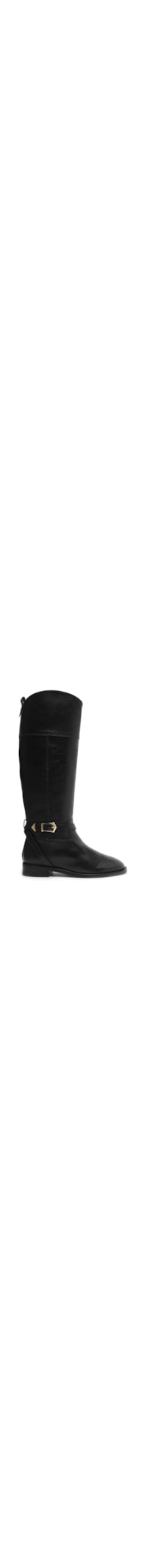 Bota Feminina Leather Trieste - Preto