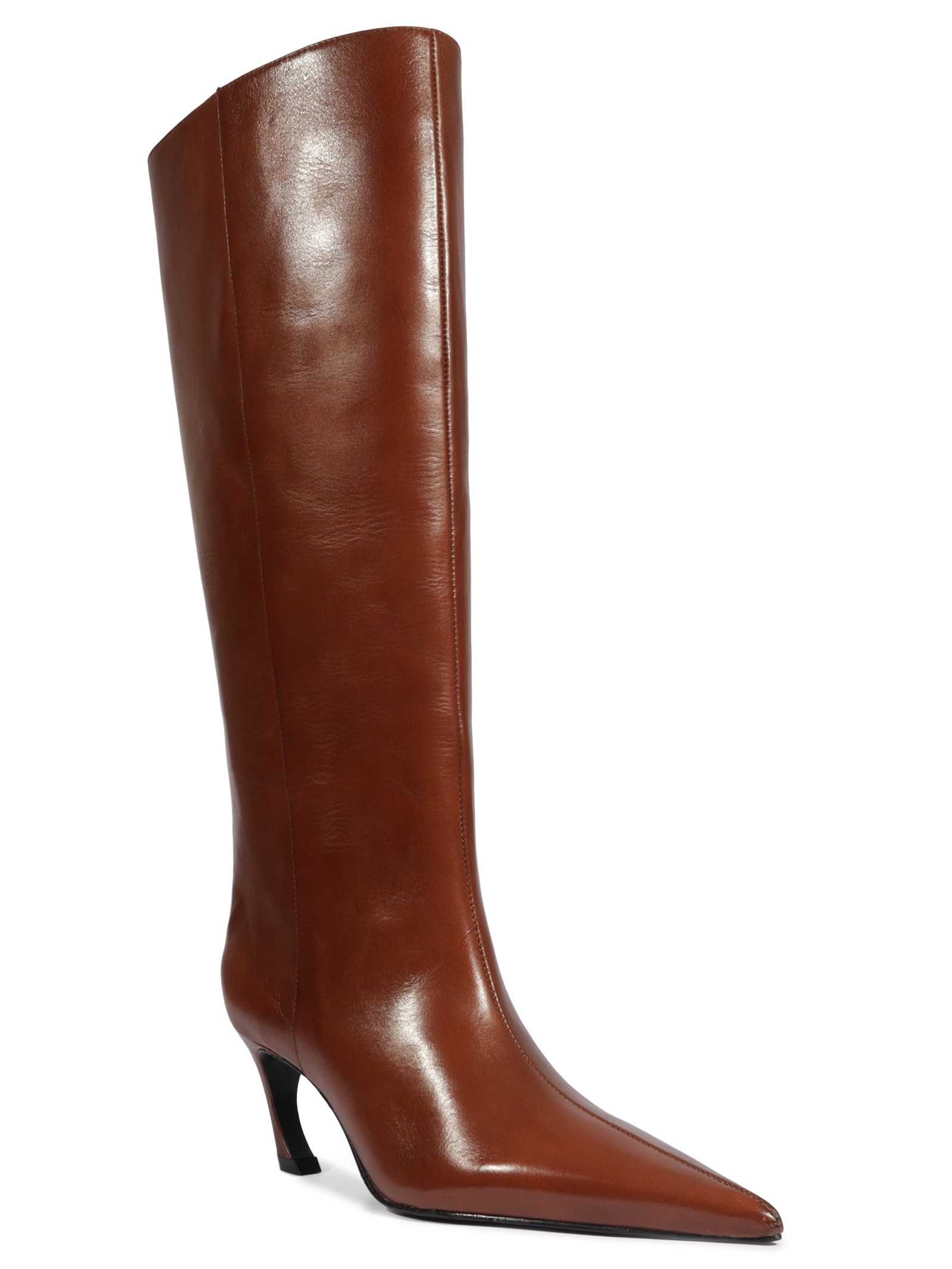 Bota Feminina Lexi Couro Marrom Schutz