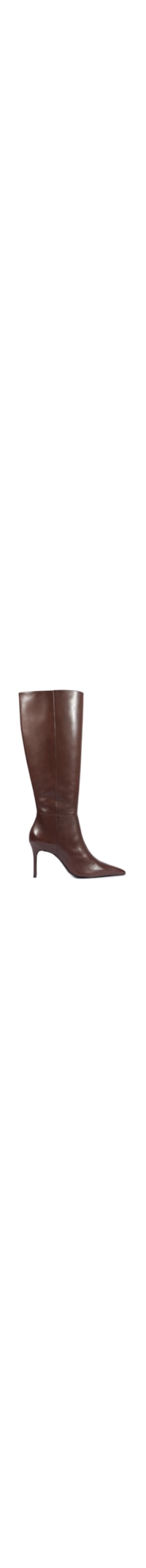 Bota Feminina Mikki Up Salto Alto - Marrom