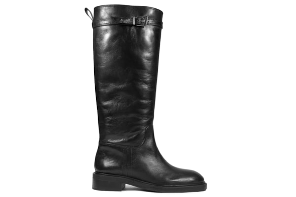 Bota Feminina Modern Couro - Preto
