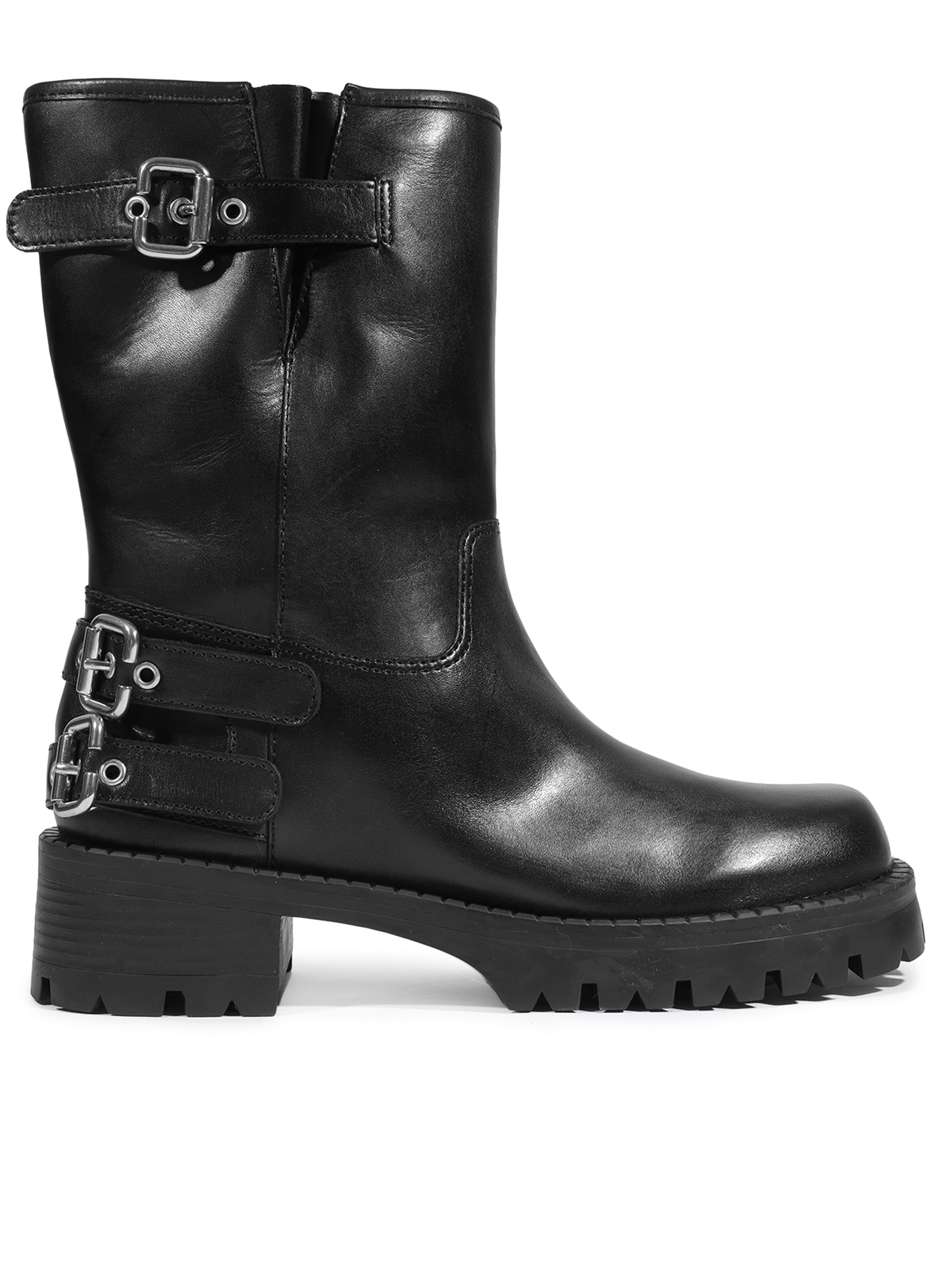 Bota Feminina Salto Baixo Preto Schutz