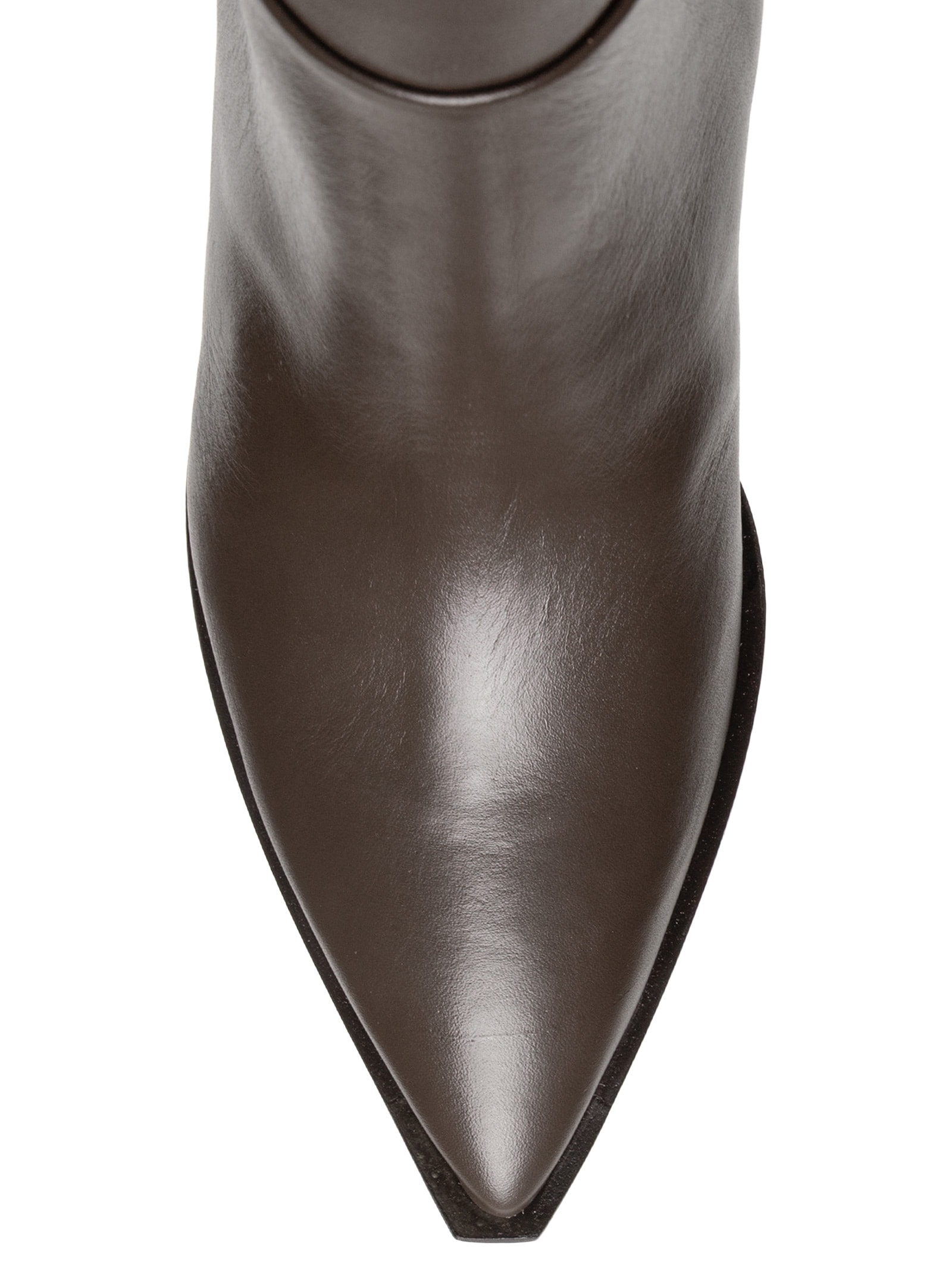 Bota Feminina Salto Grosso Marrom Carrano
