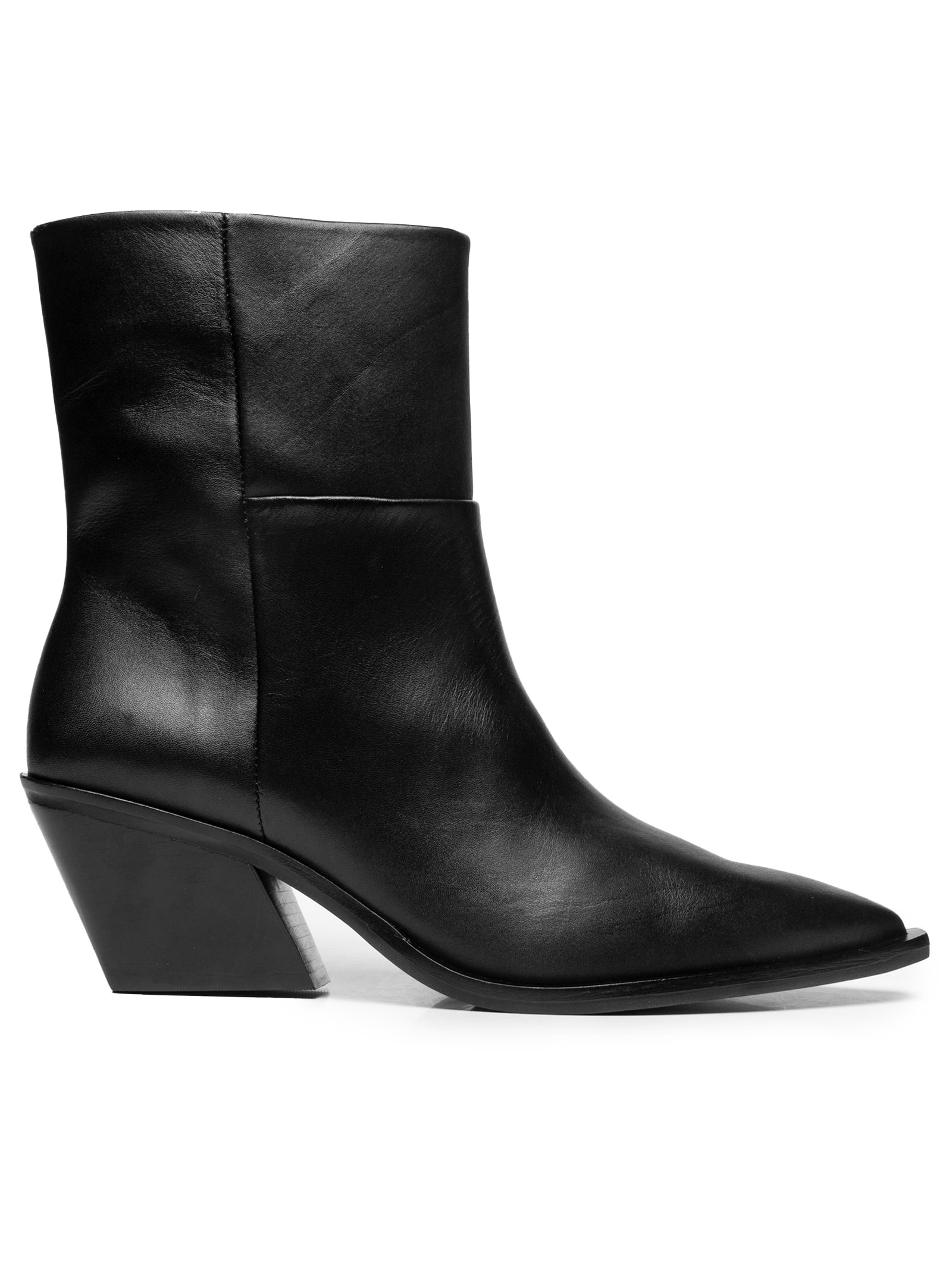 Bota Feminina Salto Grosso Preto Carrano