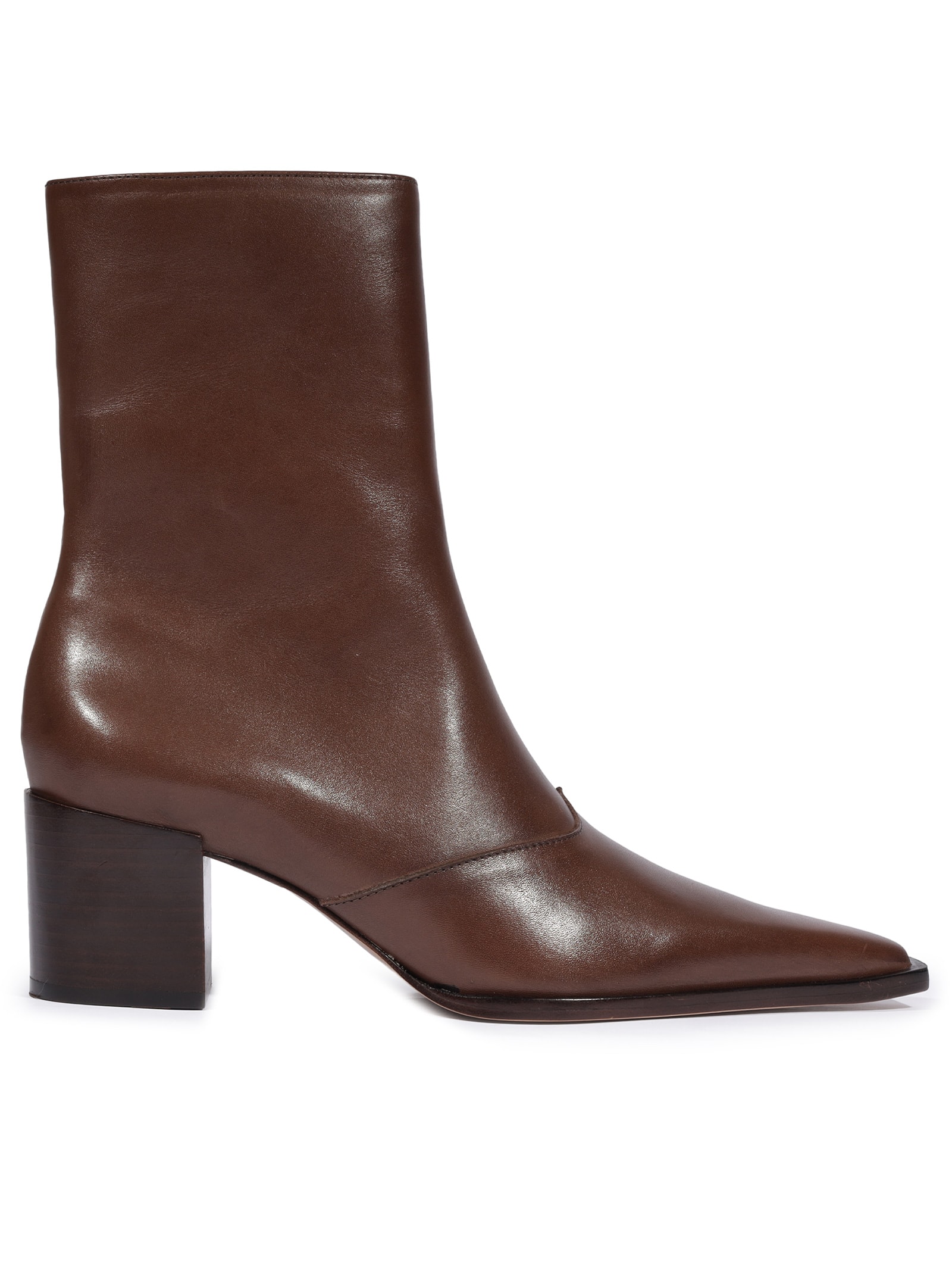 Bota Feminina Salto Médio Atanado Prime Marrom Schutz