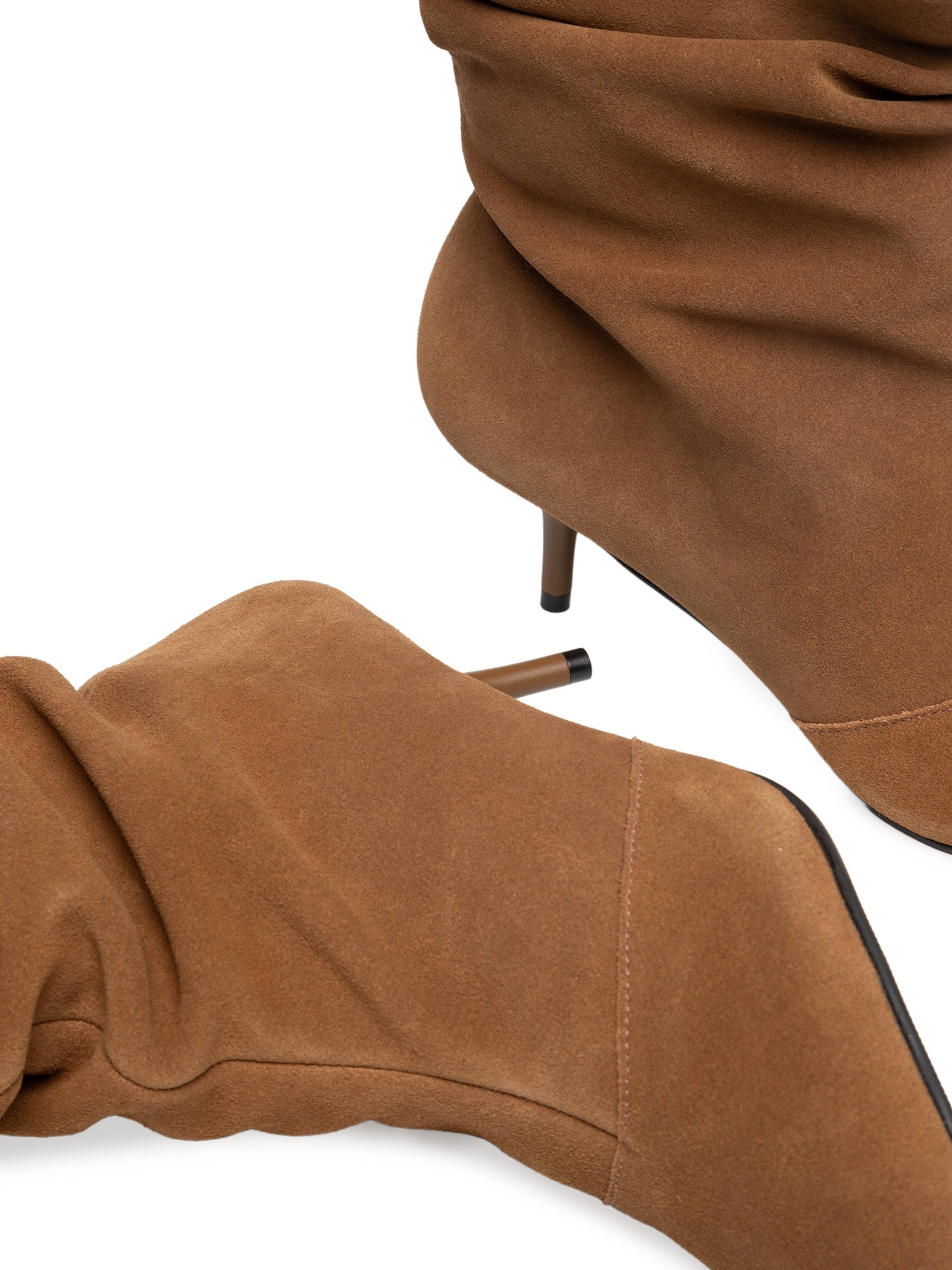 Bota Feminina Slouchy Em Camurça Marrom '2Essential