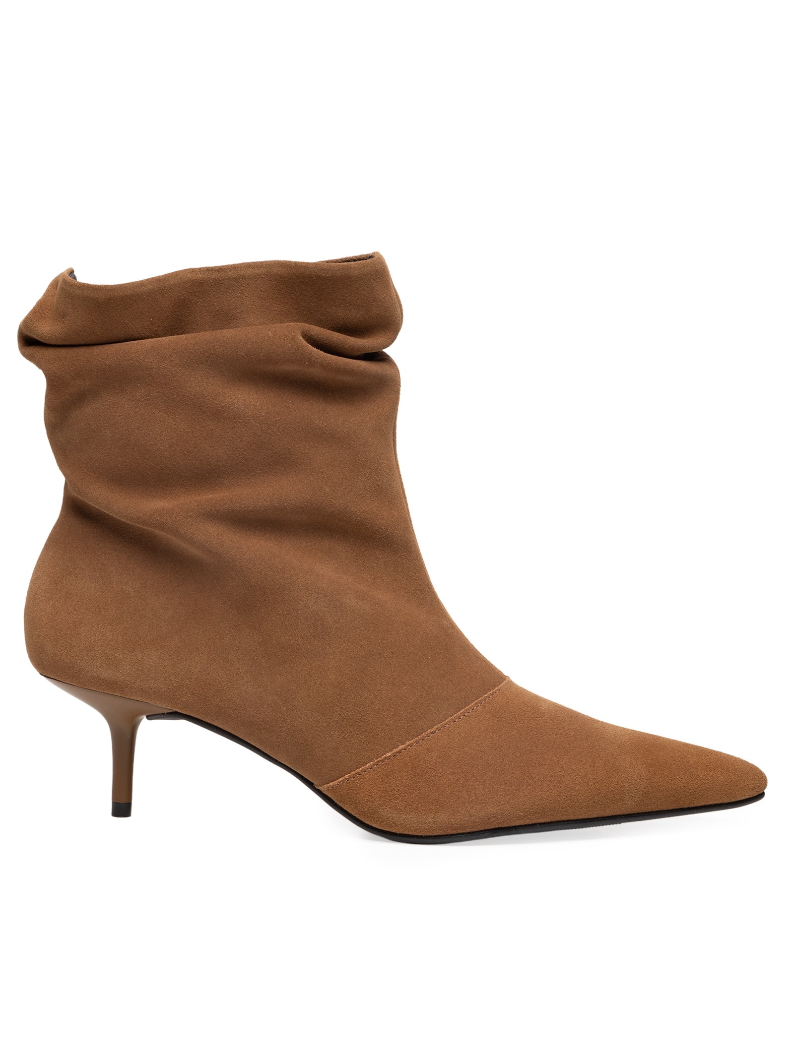 Bota Feminina Slouchy Em Camurça Marrom '2Essential