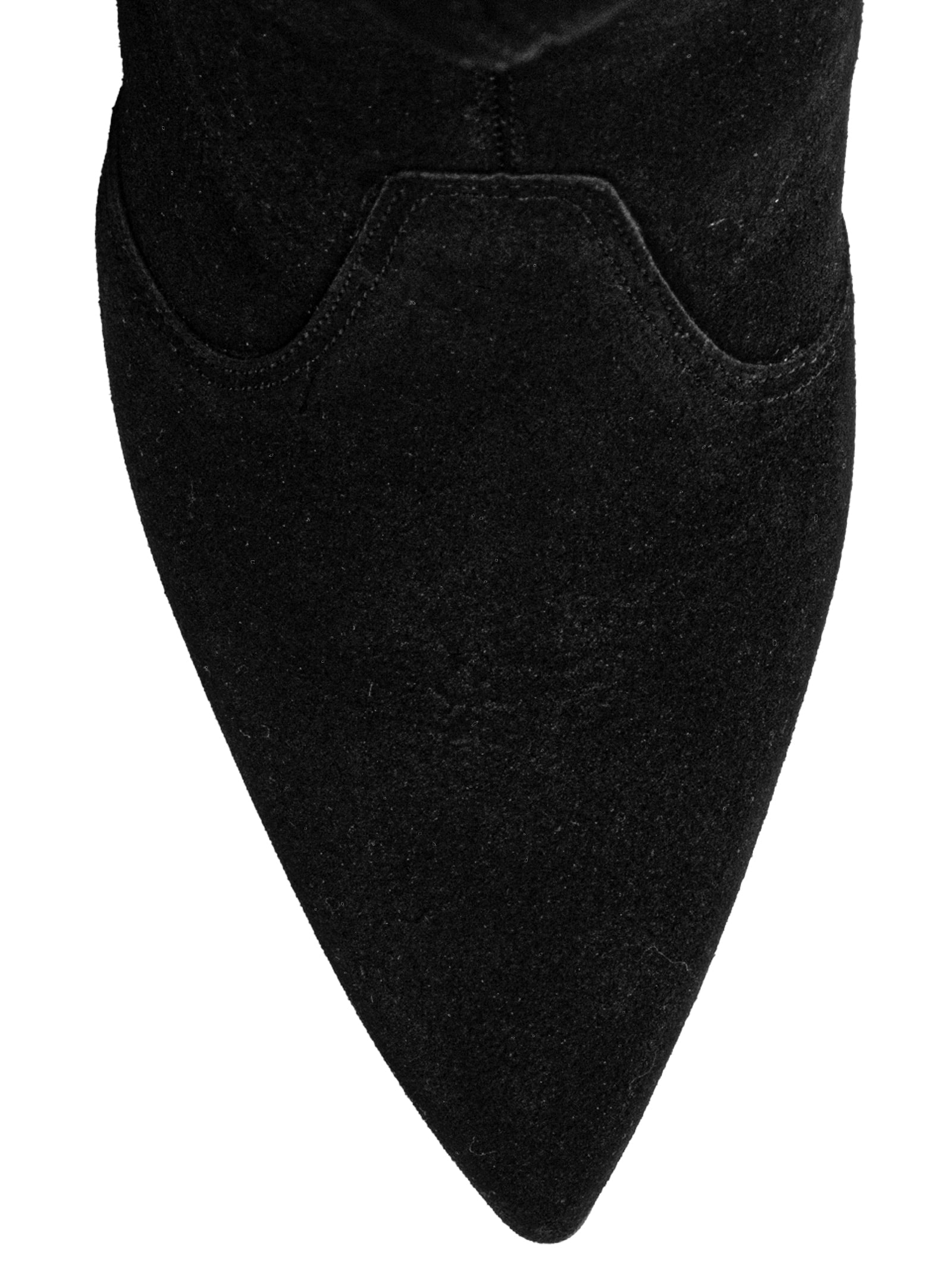 Bota Feminina Slouchy Em Carmuça Preto Market 33