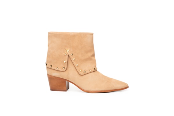 Bota Feminina Suede - Bege 