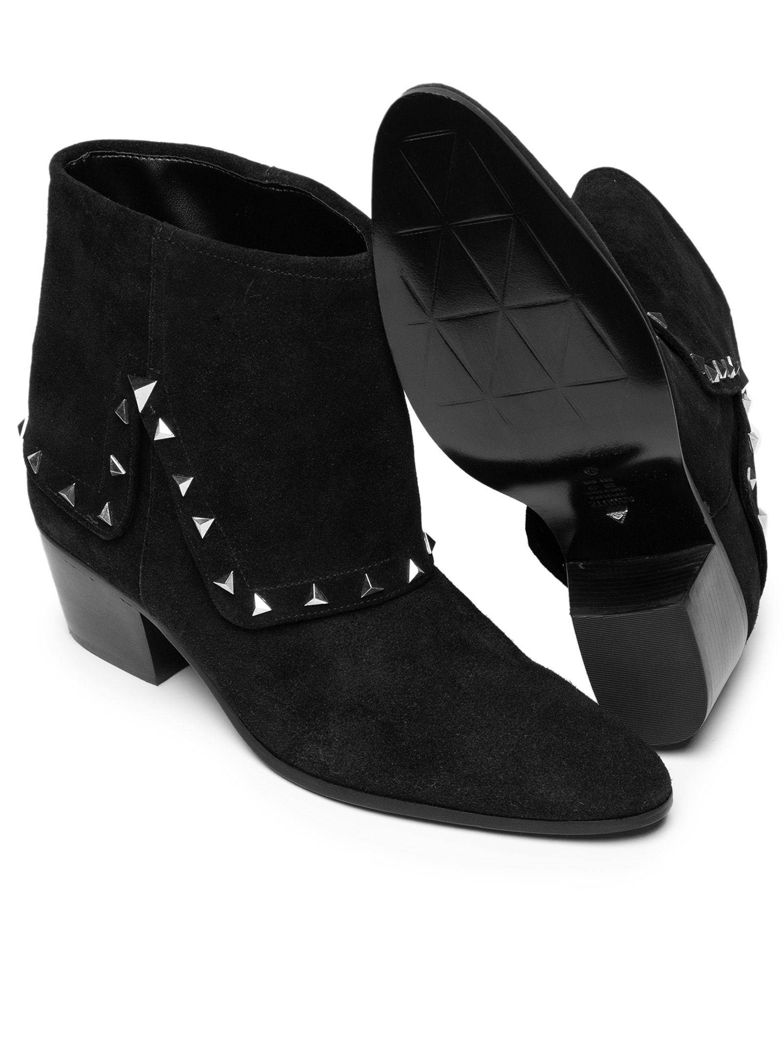 Bota Feminina Suede Preto Schutz