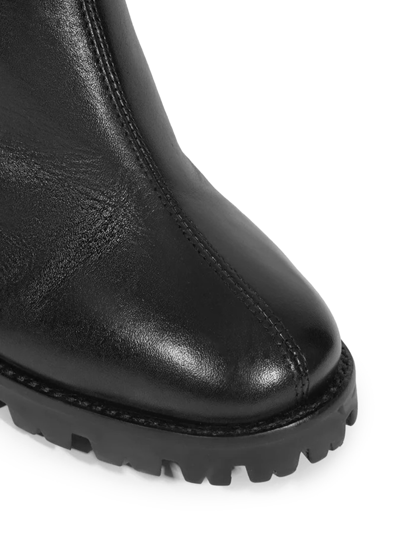 Bota Feminina Tratorada Bold Couro Preto Schutz