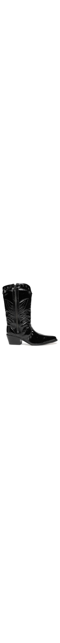 Bota Feminina Verniz Show - Preto