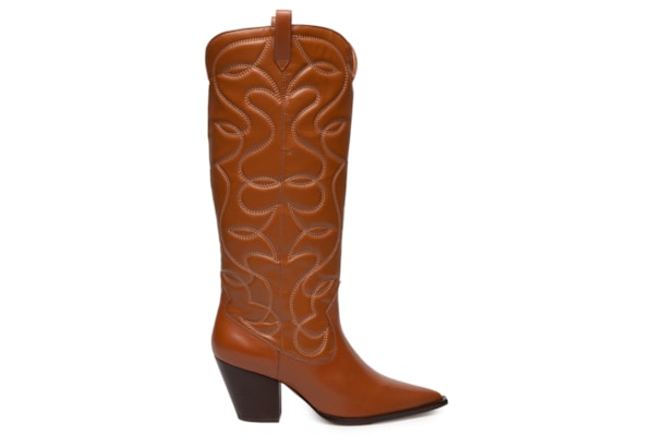 Bota Feminina Western - Marrom