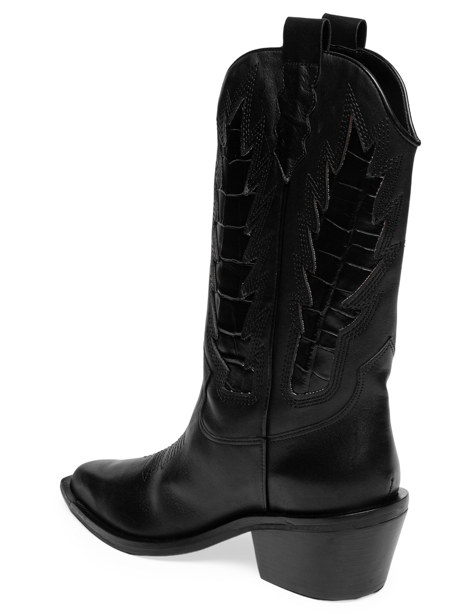 Bota Feminina Western Preto Carrano