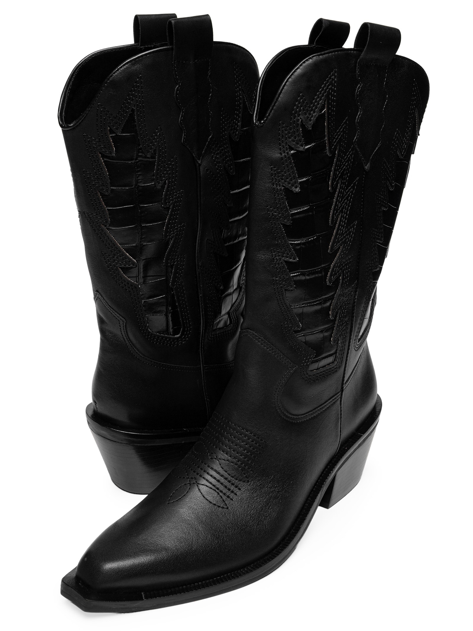 Bota Feminina Western Preto Carrano