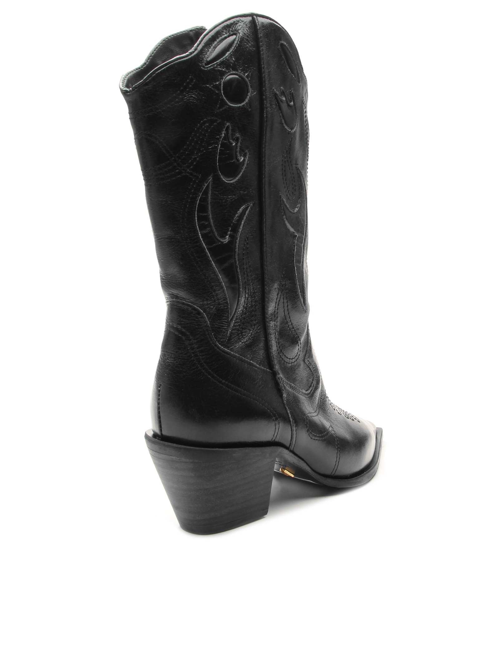 Bota Feminina Western Toniro Preto Vicenza