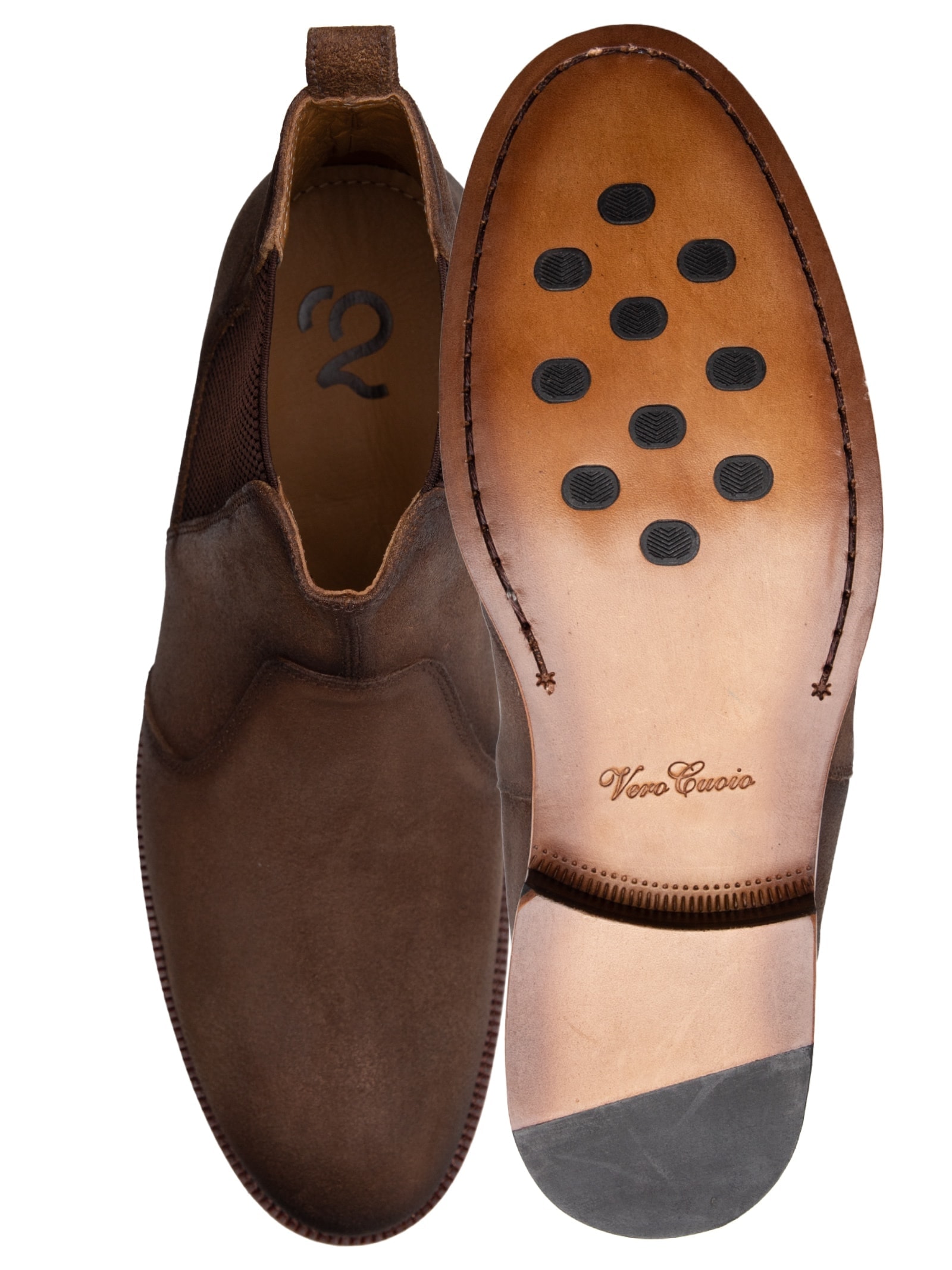 Bota Masculina Chelsea Camurça Marrom '2 Essential