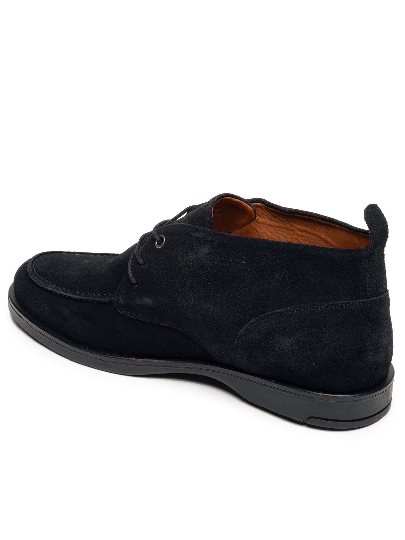 Bota Masculina Em Camurça Com Solado Borracha Azul Sergio K