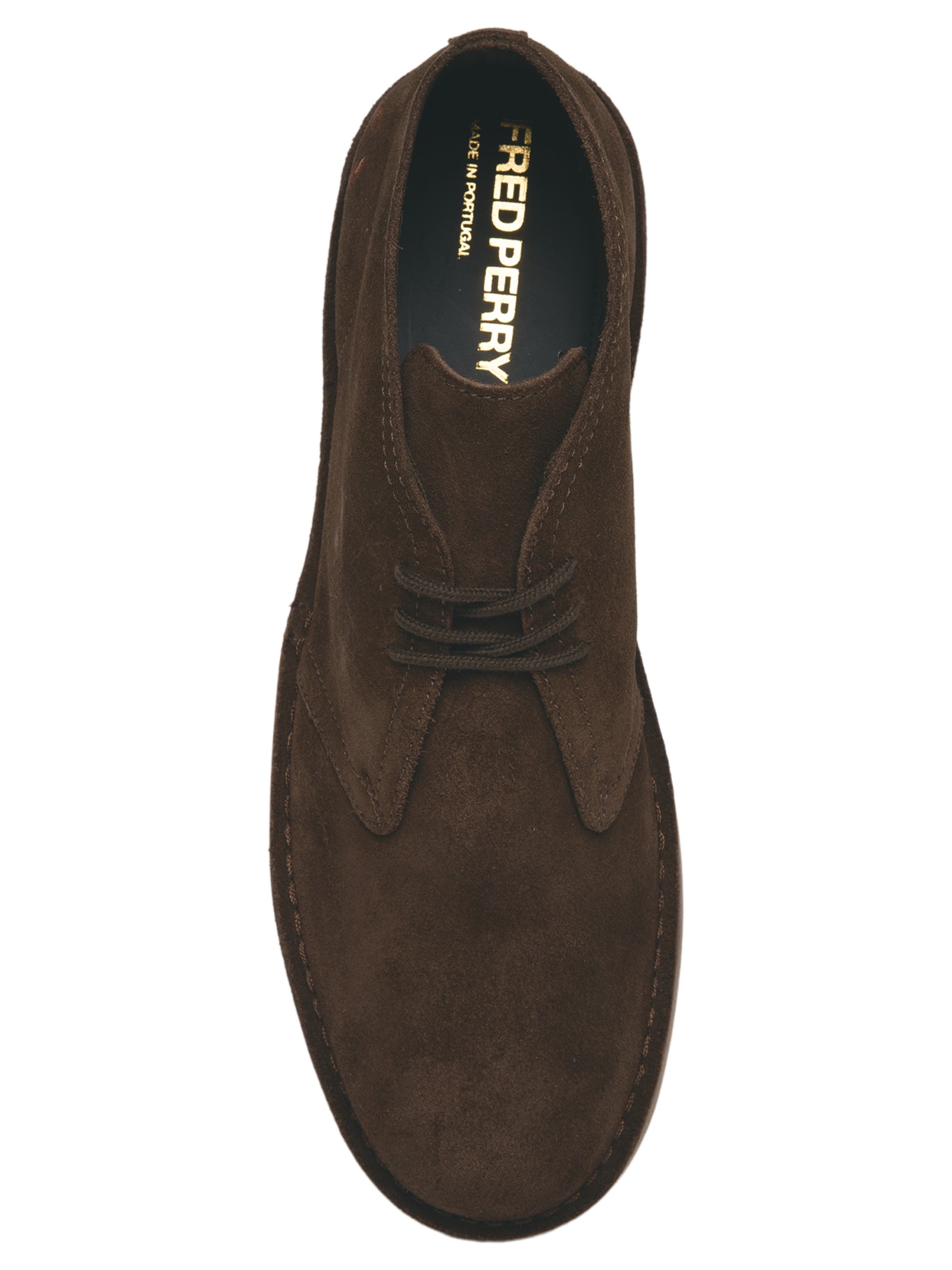 Bota Masculina Hawley Suede Marrom Fred Perry