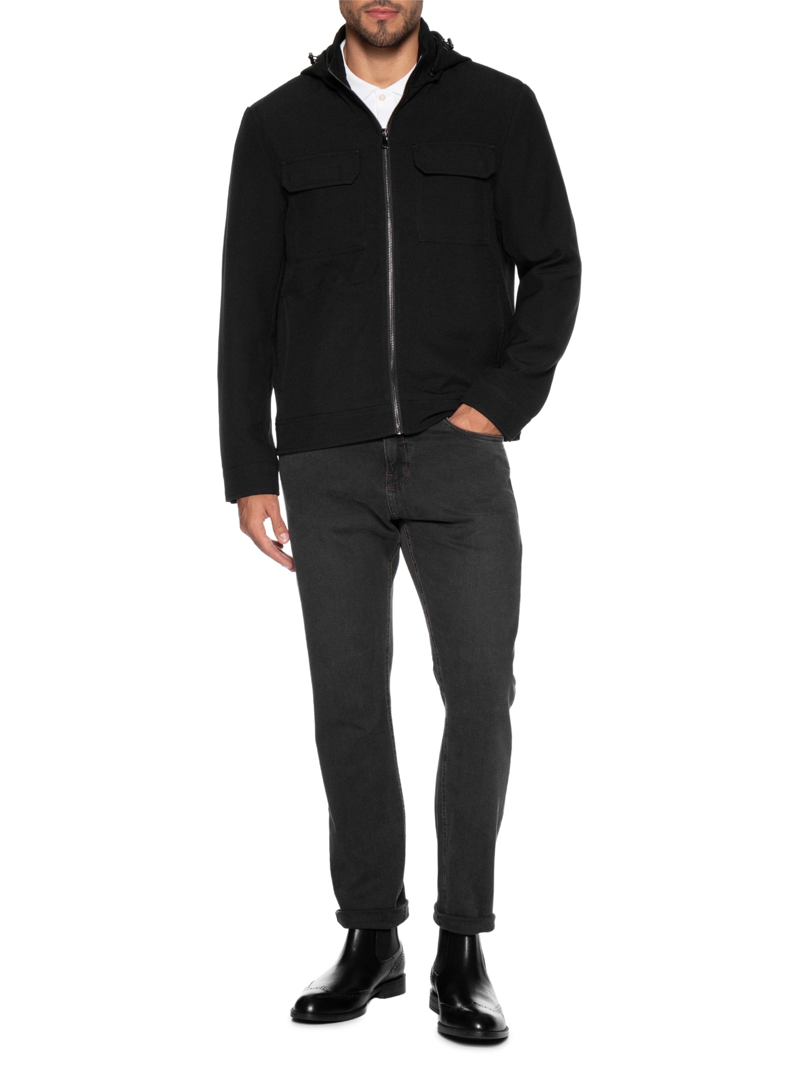 Bota Masculina Tayil Cheb Buwtbr Preto Boss