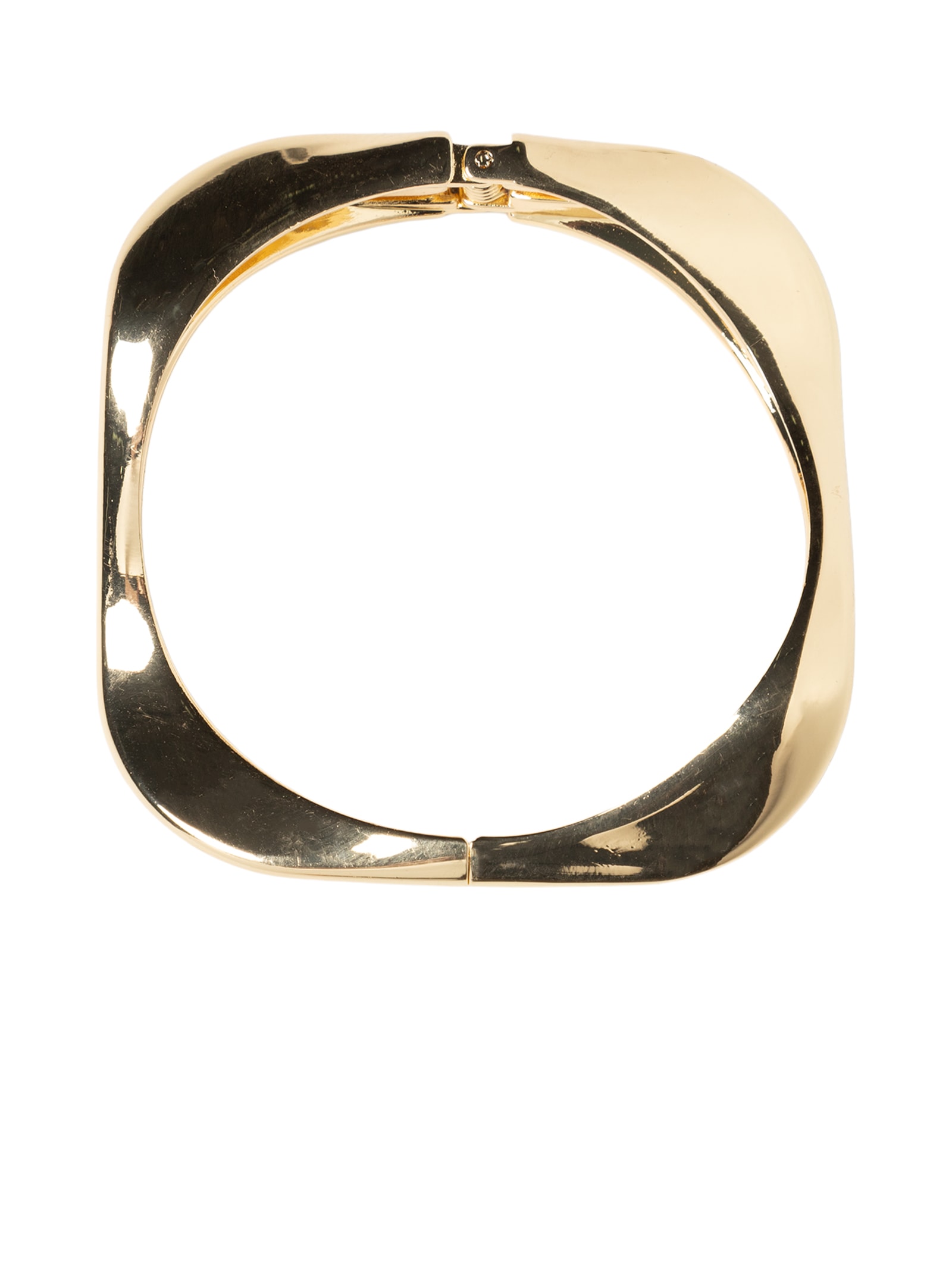 Bracelete Feminino Abstrato Dourado Basiq