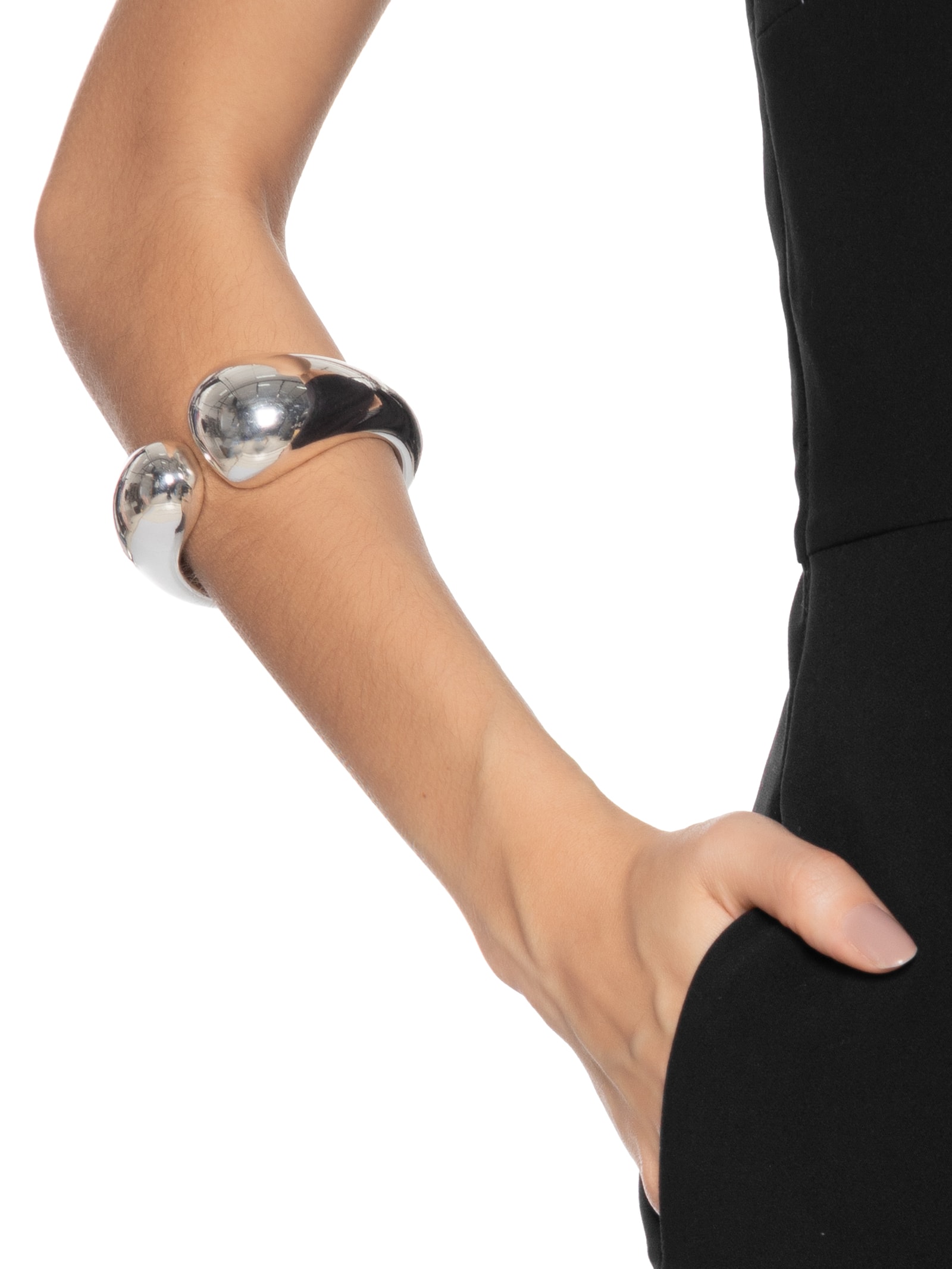 Bracelete Feminino Antonella Prateado Andressa Delamuta