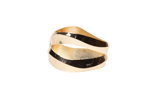 Bracelete Feminino Efeito Duplo - Dourado