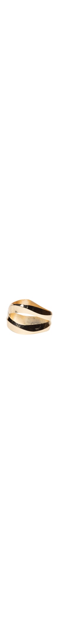 Bracelete Feminino Efeito Duplo - Dourado