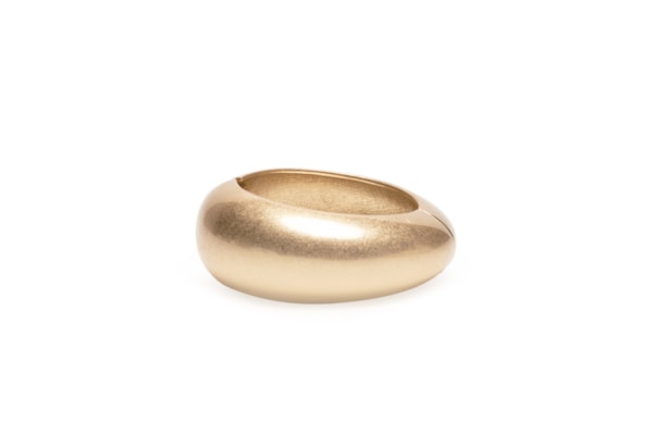 Bracelete Feminino Em Metal Escovado - Dourado
