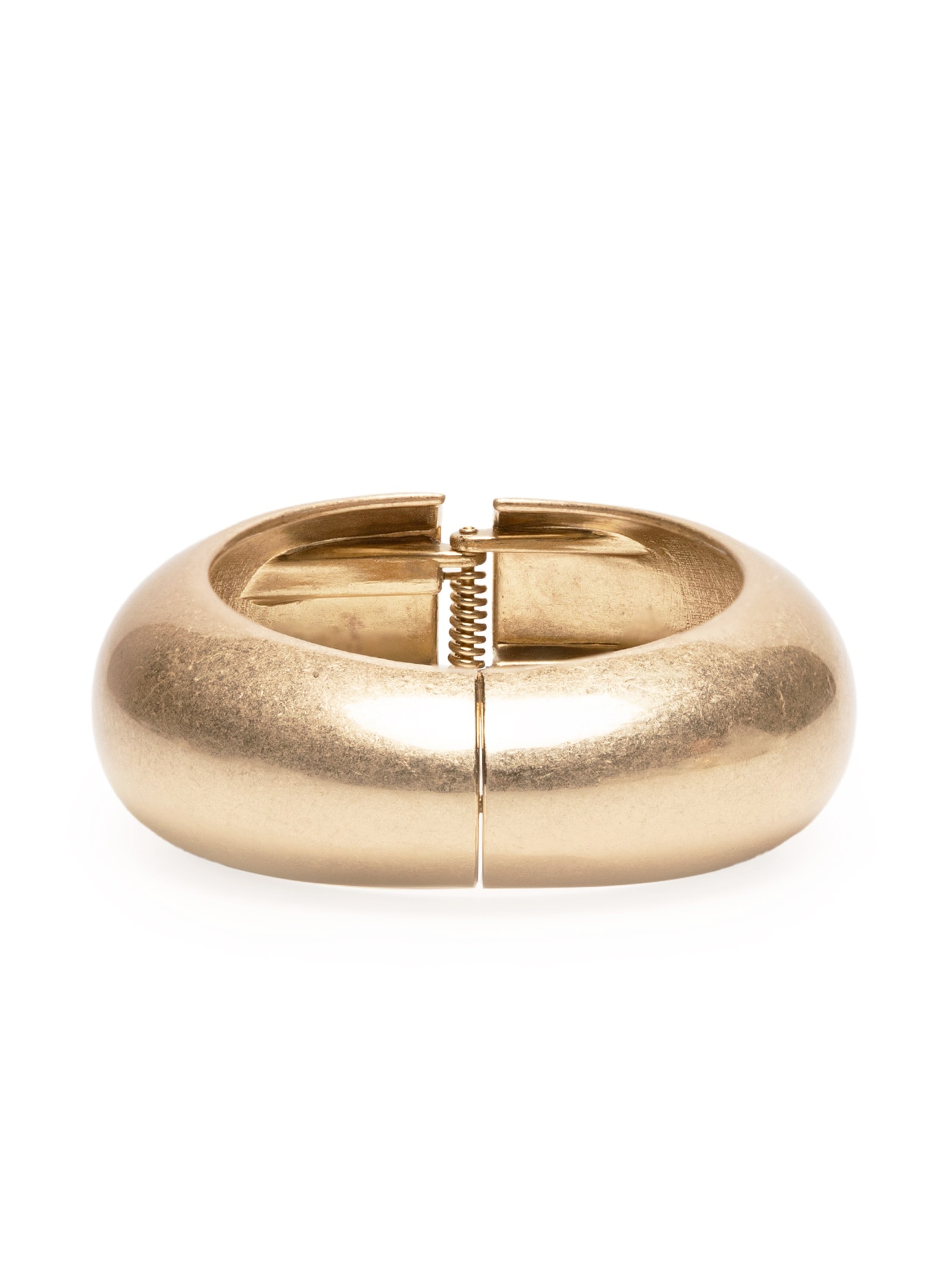 Bracelete Feminino Em Metal Escovado Dourado '2Essential