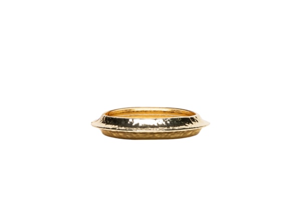 Bracelete Feminino Fino Texturizado - Dourado