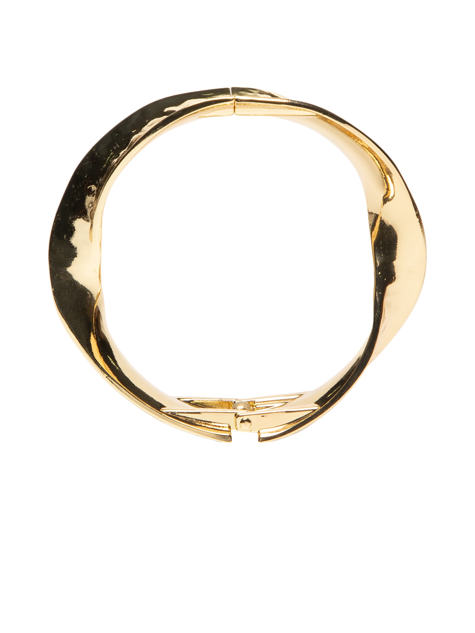 Bracelete Feminino Fino Torcido Dourado '2Essential
