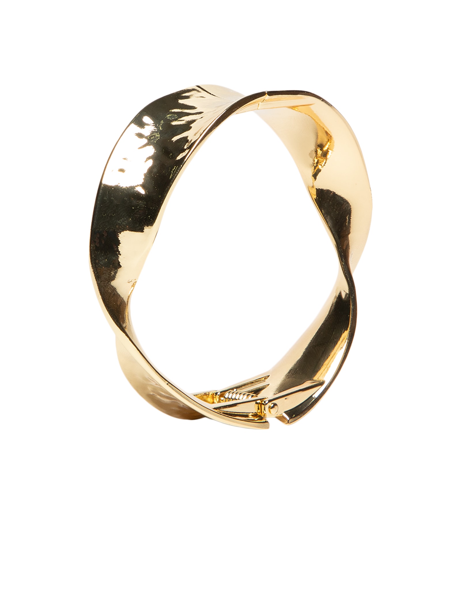 Bracelete Feminino Fino Torcido Dourado '2Essential