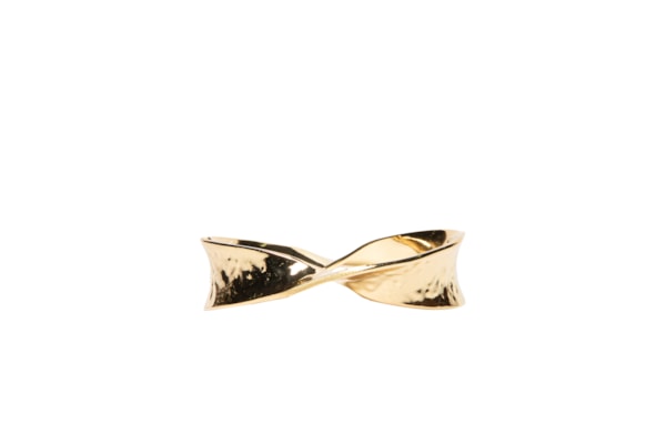 Bracelete Feminino Fino Torcido - Dourado