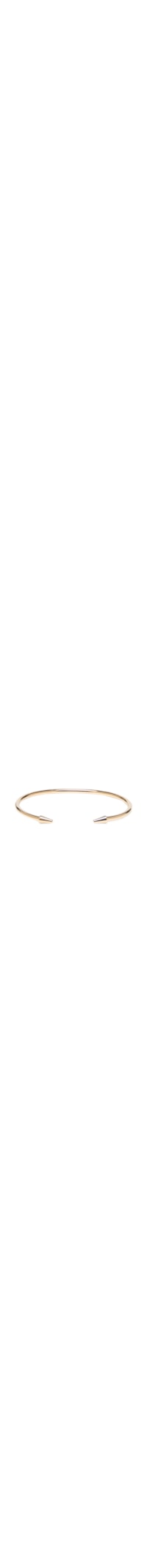Bracelete Feminino Fio Com Ponteira Cônica - Dourado
