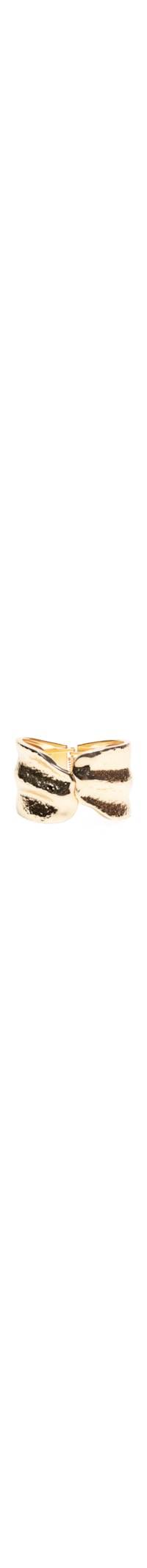Bracelete Feminino Martelado - Dourado