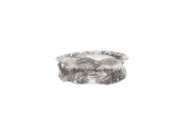 Bracelete Feminino Martelado - Prateado